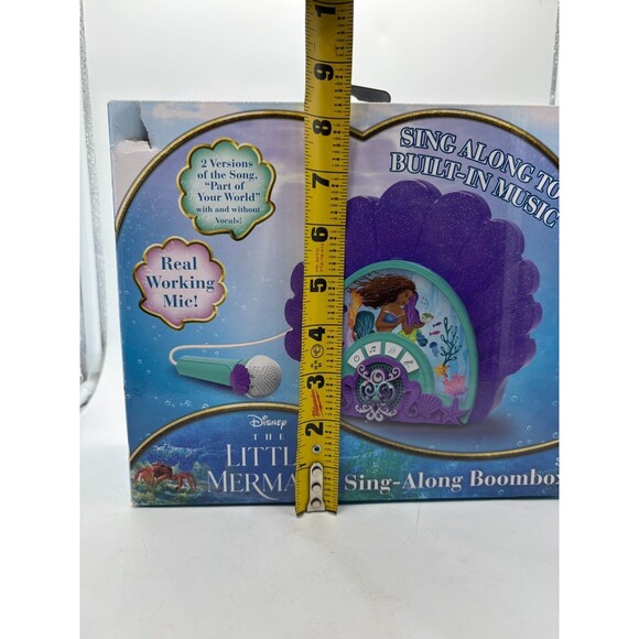 Disney The Little Mermaid Live Sing Along Boombox Real Mic Built-In Music - Picture 6 of 7